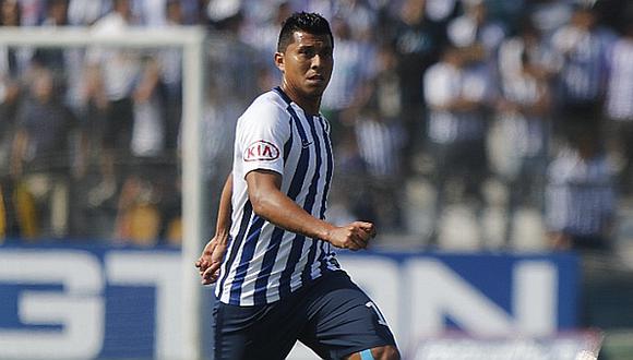 Rinaldo Cruzado es baja para el duelo entre Alianza Lima y Sporting Cristal