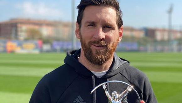 Messi fue considerado mejor deportista del 2019 junto al británico Lewis Hamilton, piloto de Fórmula 1. (Foto: Lionel Messi)