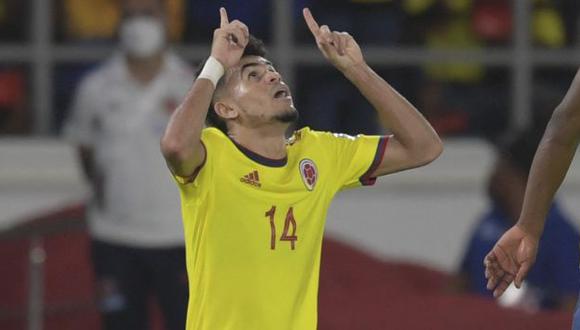 Gol de Luis Díaz para el 1-0 de Colombia vs. Bolivia por Eliminatorias. (Foto: AFP)