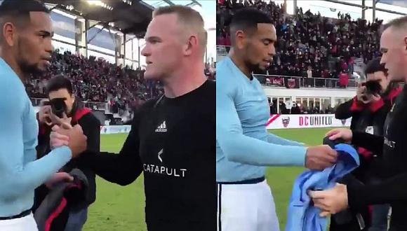 Alexander Callens y Wayne Rooney intercambiaron camisetas [VIDEO]