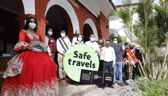 El sello Safe Travels se otorga previa evaluación del Viceministerio de Turismo. (Foto: Mincetur)