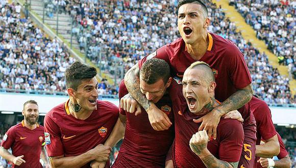 Serie A: Roma vence 3-1 a Nápoles y se acerca al líder Juventus
