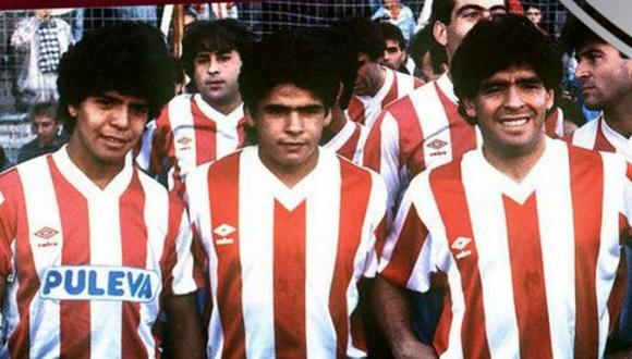 Granada líder de LaLiga: El día que Maradona y sus hermanos jugaron juntos en el club español y el 10 anotó un golazo 