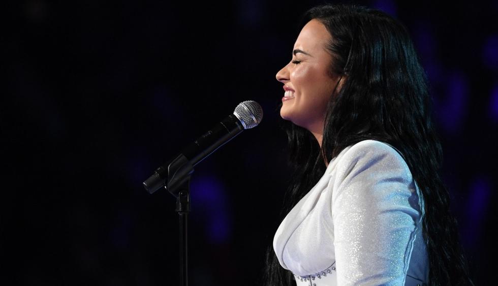 Demi Lovato volvió a los escenarios con emotiva presentación en los Grammy 2020. (Foto: AFP)