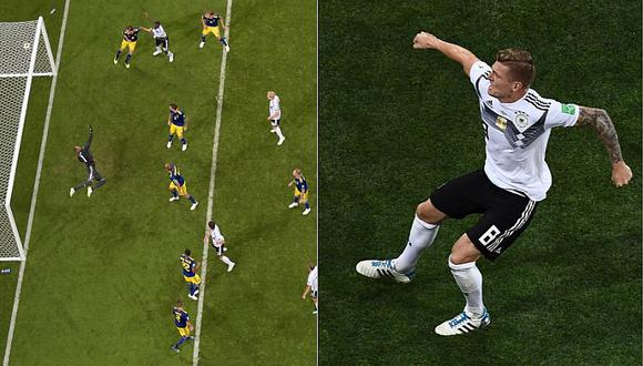 Toni Kroos le dio triunfo a Alemania con golazo de tiro libre