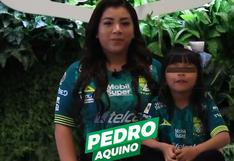 Liga MX | Esposa e hija de Pedro Aquino sorprenden durante anuncio de la alineación titular de León | VIDEO