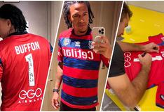 Lapadula la trajo desde Italia: Gallese recibió camiseta autografiada por Buffon