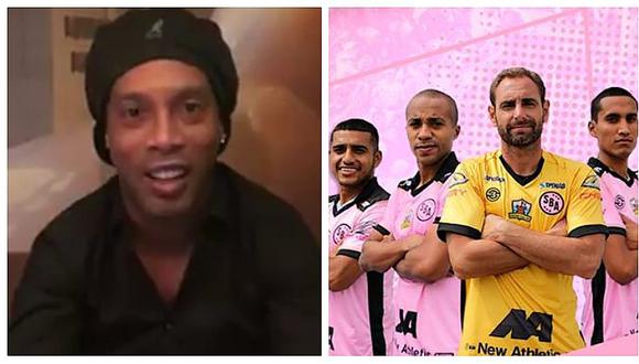 Ronaldinho invita a hinchas de Sport Boys a partido de exhibición [VIDEO]
