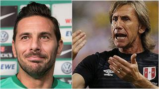 Selección peruana: Ricardo Gareca no descarta a Claudio Pizarro 