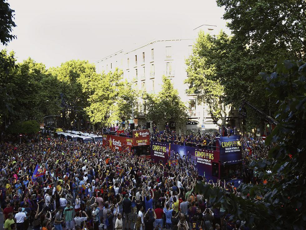 Barcelona: Así celebra el título antes de ir al Camp Nou [FOTOS]