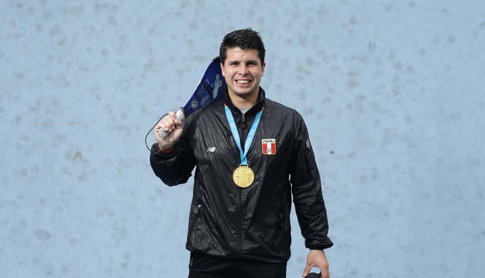 Kevin Martínez – Oro en frontón peruano (Foto: GEC)