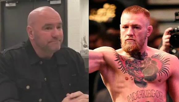 Dana White tras el escándalo de Conor McGregor: "No sé si está en drogas"
