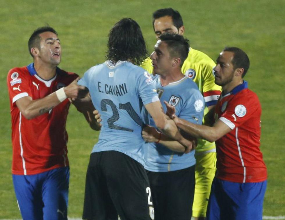 Copa América 2015: la expulsión de Edinson Cavani en imágenes [GALERÍA]