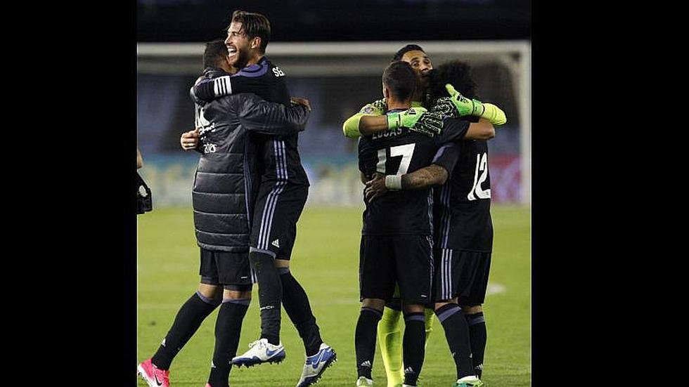 Real Madrid: Así celebraron triunfo ante el Celta [FOTOS]
