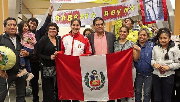 Alexandra Grande llegó a Lima tras ganar la medalla de oro en el World Games