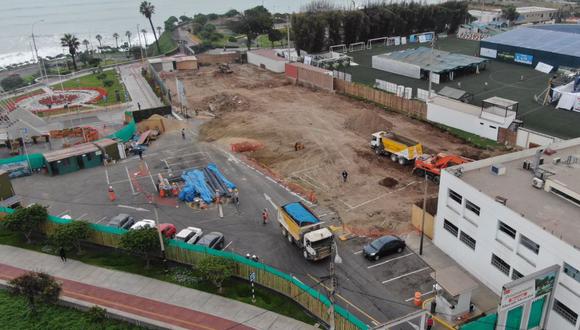 Se iniciaron los trabajos de construcción del Mercado Municipal de San Isidro. (Foto: comuna de San Isidro)