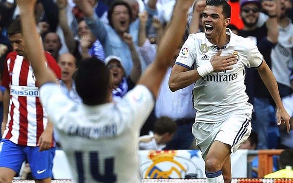 Real Madrid vs. Atlético de Madrid: Así lo celebró Pepe [GALERÍA]