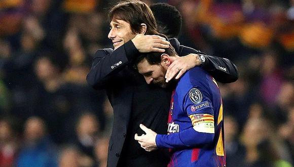 Antonio Conte: "Cada 50 años nace un jugador como Messi"  