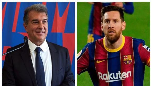 Lionel Messi respondió unas declaraciones polémicas de Joan Laporta, presidente de Barcelona. (Foto: Twitter)