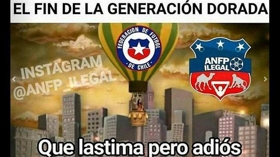 Chile: los divertidos memes tras la Eliminación del Mundial [FOTOS]