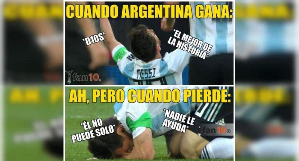 Argentina vs. Brasil: revisa los memes, con Lionel Messi, del partido amistoso FIFA 2019. (Facebook)