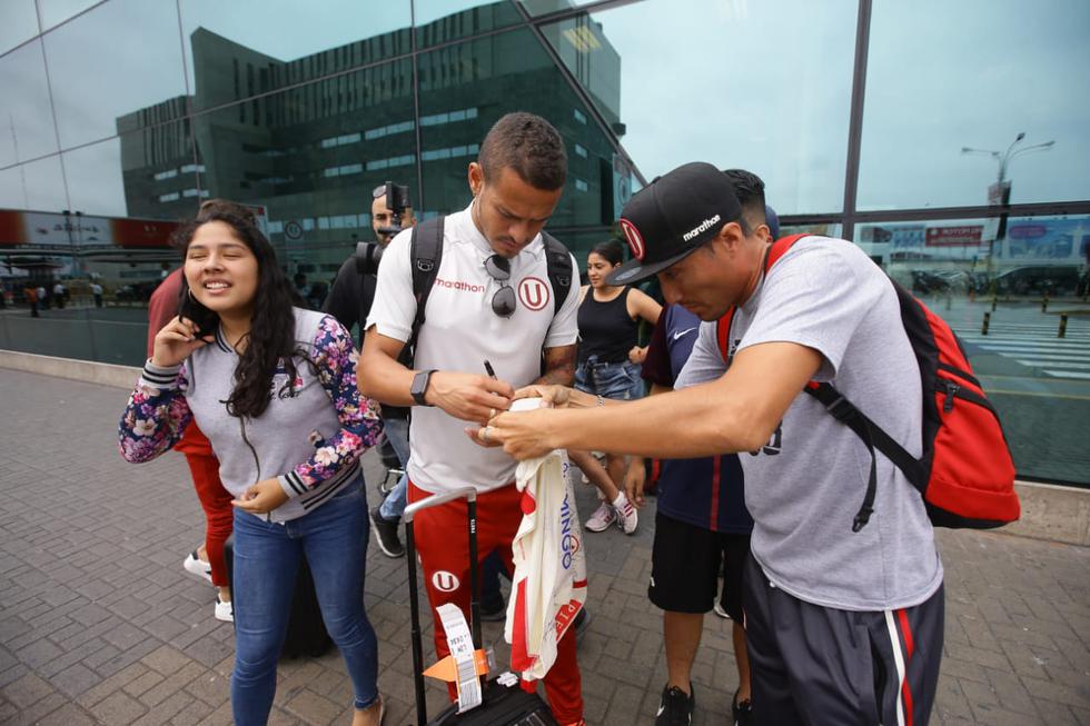 Universitario de Deportes llegó a Lima para preparar su partido de presentación en la 'Noche Crema'. Fotos: Jesús Saucedo / GEC