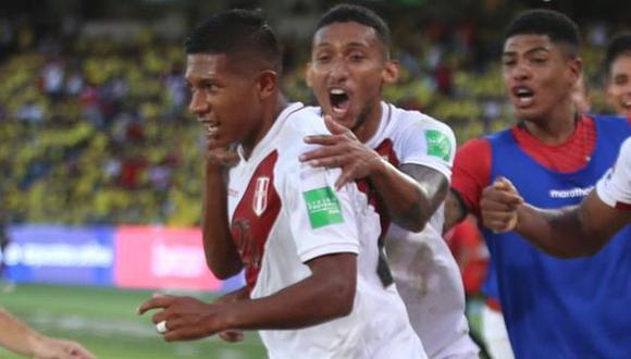Edison Flores marcó el gol de la victoria para la selección peruana. (Foto: FPF)