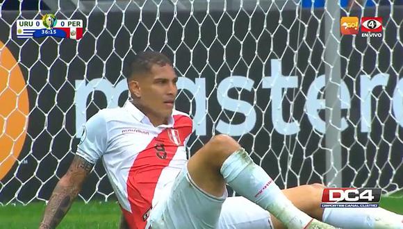 Perú vs. Uruguay EN VIVO | Paolo Guerrero fue derribado en el área y no sancionaron penal | VIDEO