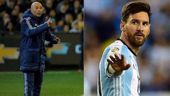 Sampaoli sobre Messi: "Es el único titular de la selección argentina" [VIDEO]