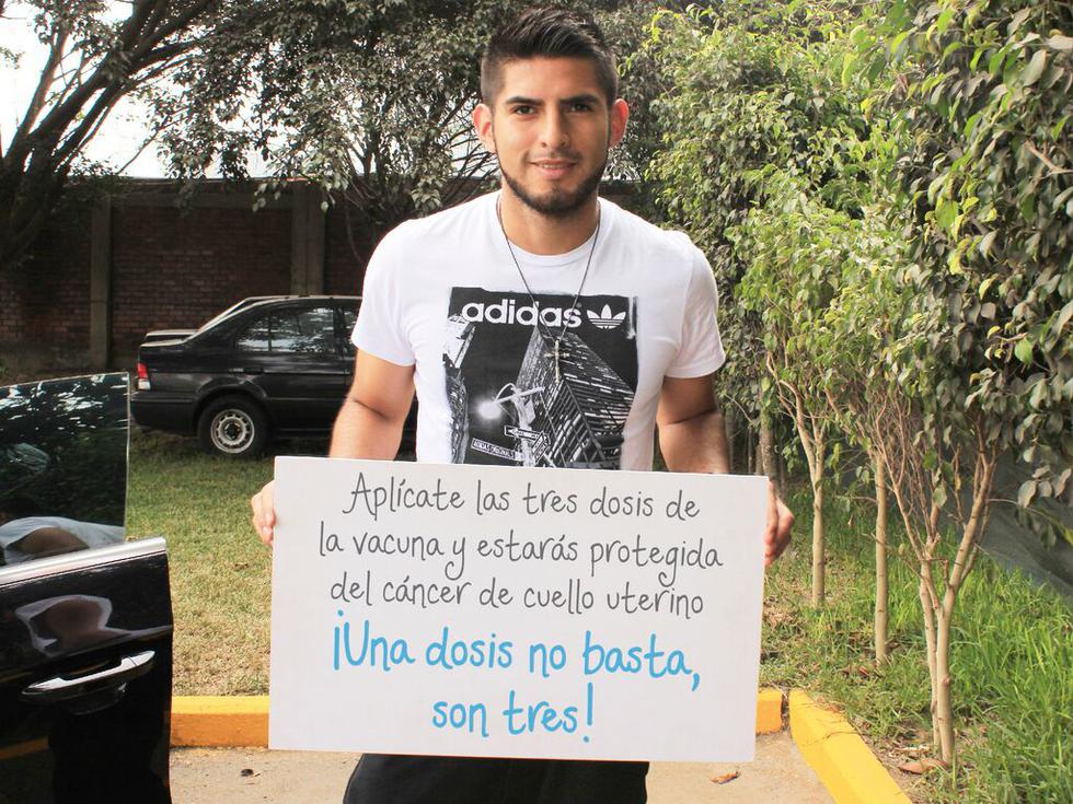 Selección Peruana apoyó campaña contra el cáncer de cuello uterino