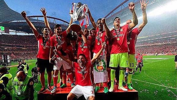 Sin Carrillo, Benfica se corona campeón de la Copa de Portugal