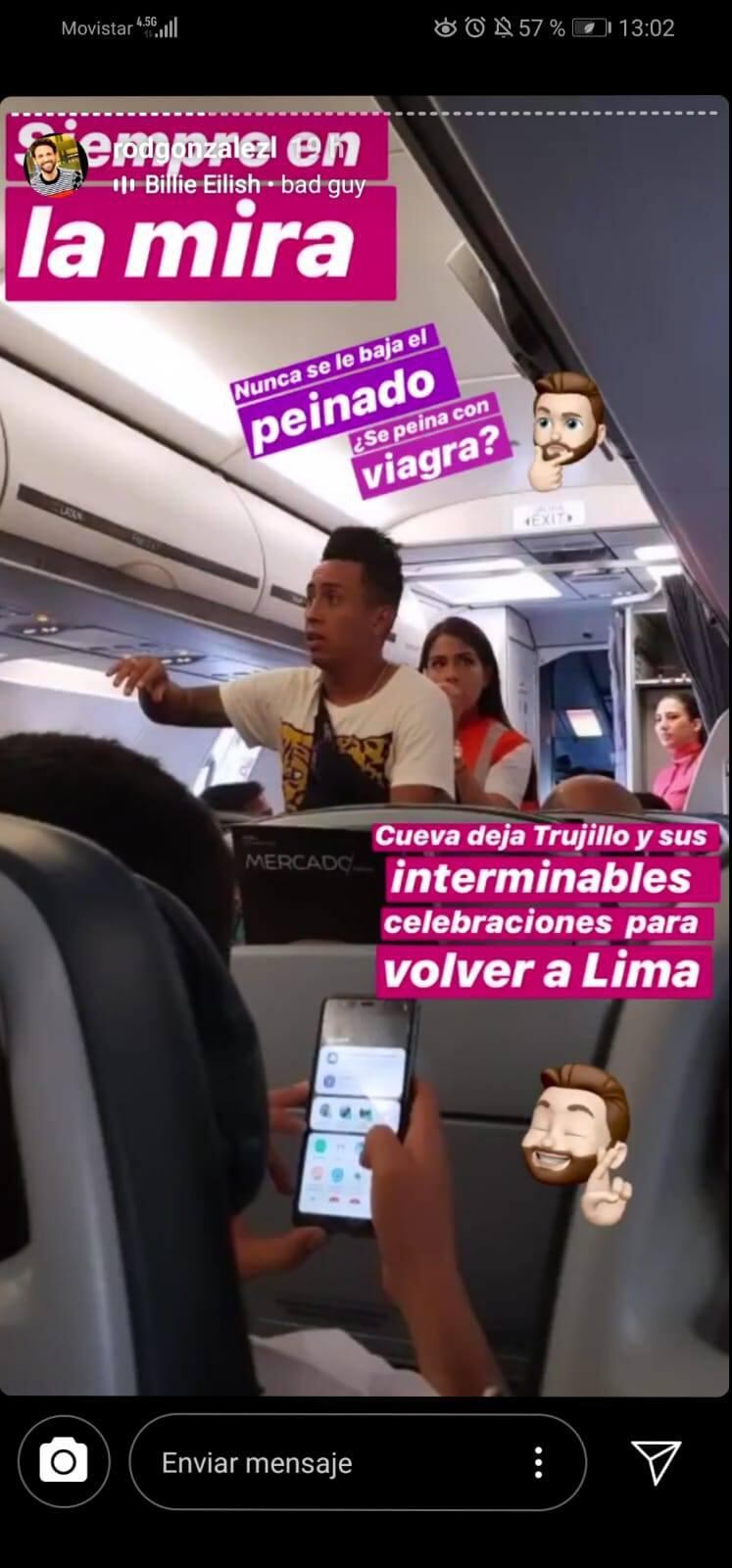 El presentador de espectáculos bromeó acerca del estilo de Cueva. (Foto: @rodgonzalezl)