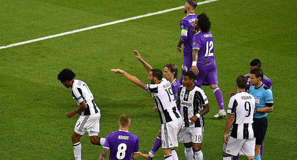 Cuadrado y Sergio Ramos casi se pelean en final de Champions League