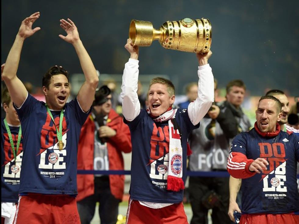 Copa de Alemania: La celebración de Claudio Pizarro y Bayern Munich [FOTOS]