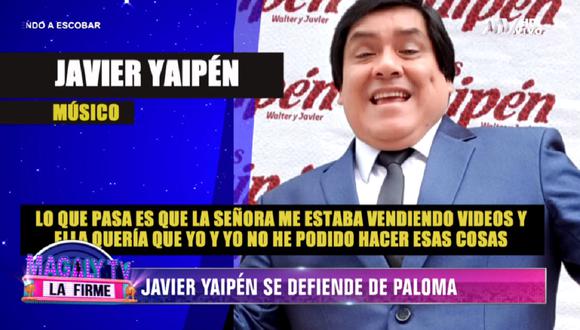 ‘Paloma de la Guaracha’ difundió chats privados con Javier Yaipén. (Foto: Captura América TV)