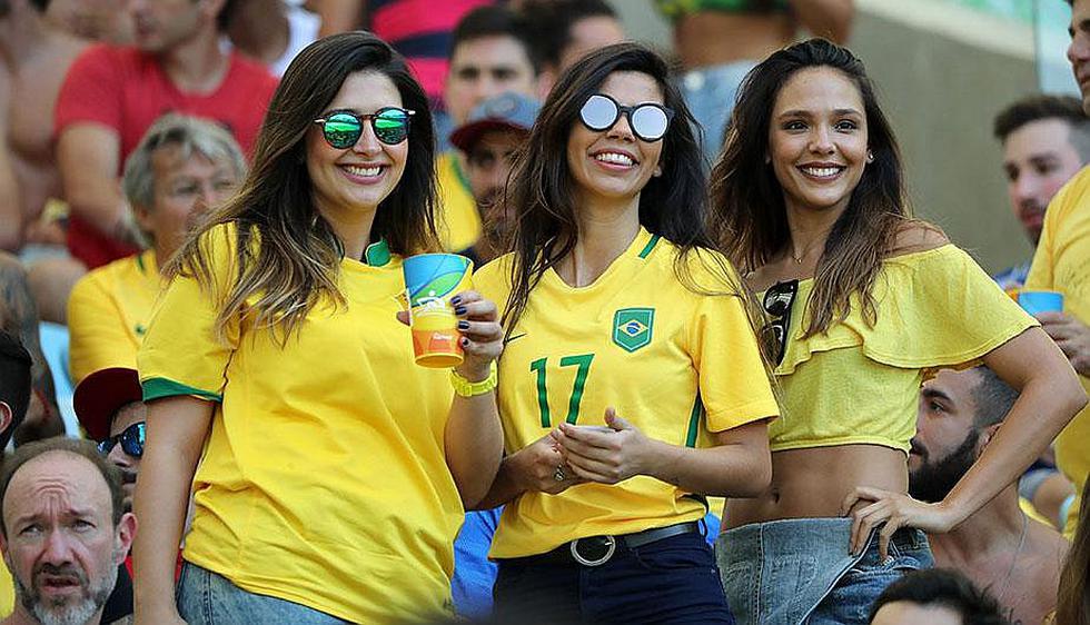 Brasil vs. Honduras: las garotas que se robaron el show [FOTOS]