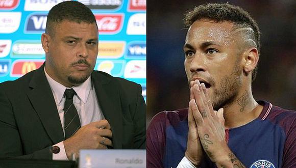 Ronaldo criticó a Neymar: "Dio un paso atrás yendo al PSG"