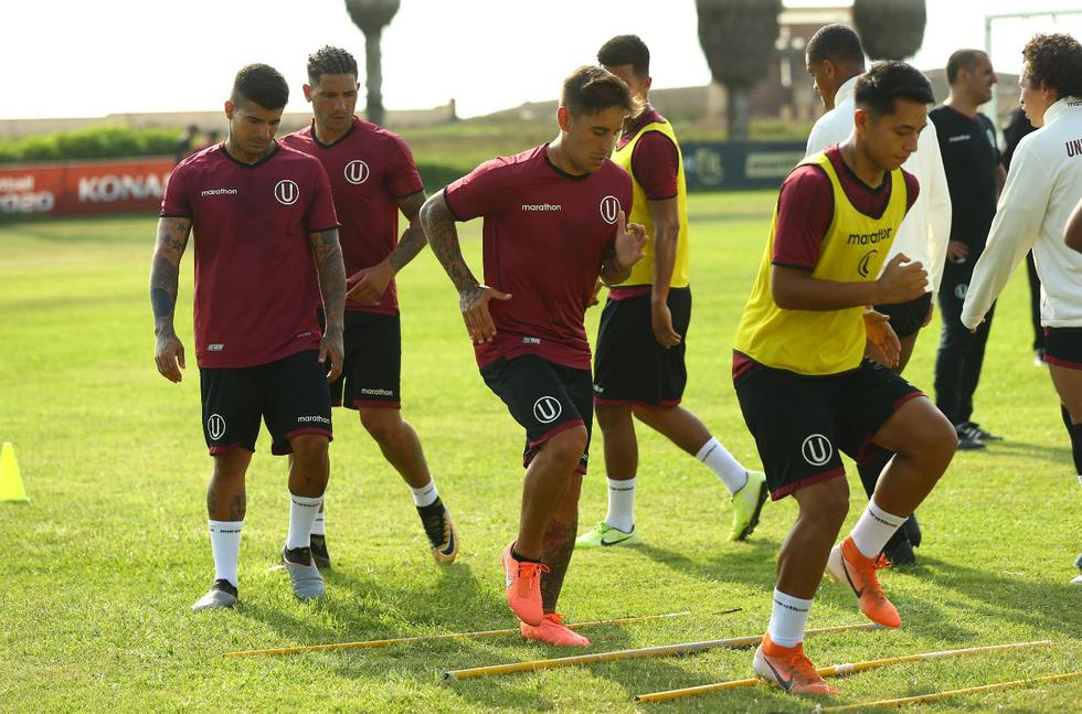 Así fue el primer día de la pretemporada de Universitario en Campo Mar. (Foto: Fernando Sangana)