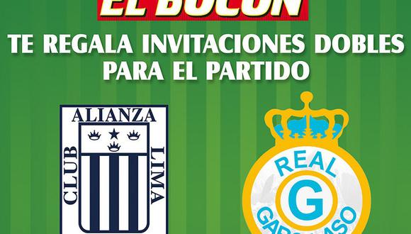 El Bocón te regala entradas dobles para el Alianza Lima - Real Garcilaso