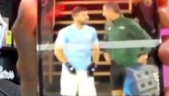 Sergio Agüero ingresó por Phil Foden a poco del final del City-PSG. (Captura: Twitch)
