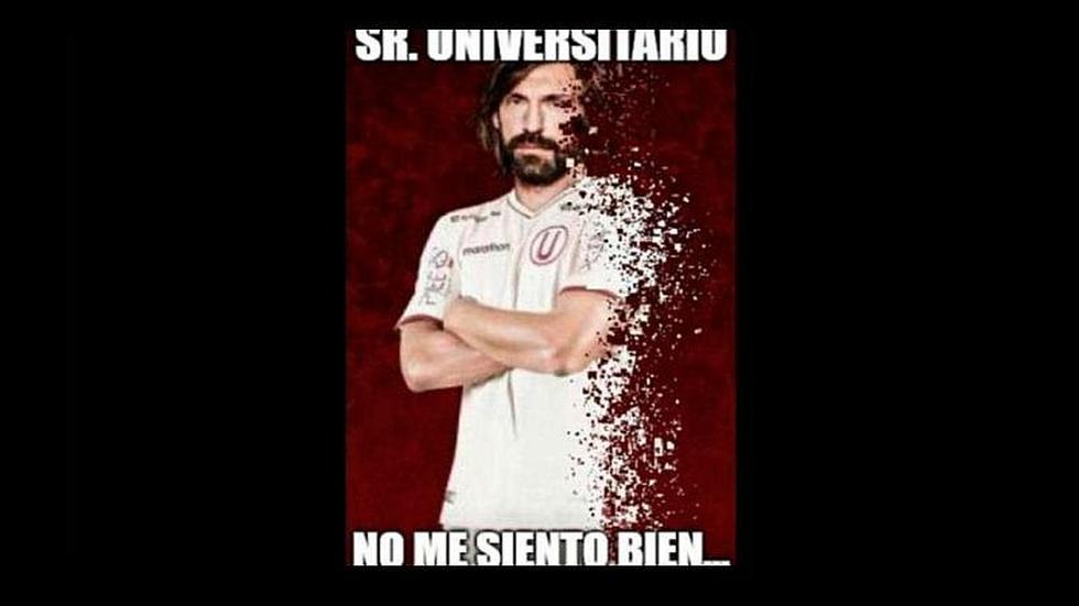 Universitario y los memes tras cancelarse amistoso con Pirlo [FOTOS]
