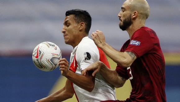 Alex Valera ha participado en dos partidos de Perú, ambos en Copa América. (Foto: AFP)