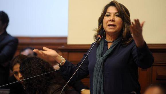 La congresista Martha Chávez señaló que por momentos es silenciada cuando quiere emitir sus opiniones. (Foto: Congreso de la República)