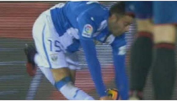 Defensor del Leganés sufrió escalofriante lesión en Liga Española