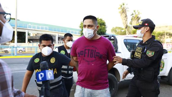 Bryan Paolo Avilés Montonegro fue capturado por la Policía en el Callao. (Fotos: Jessica Vicente/@photo.gec)