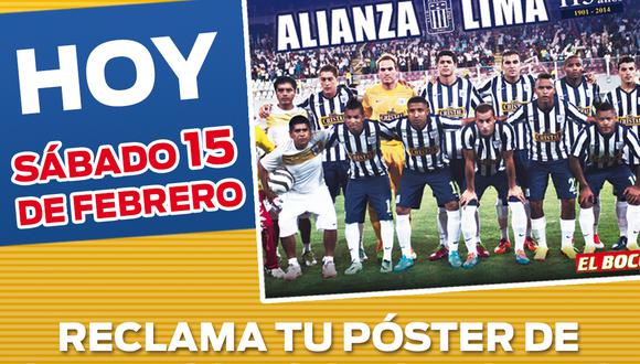 Hoy no te pierdas el póster por los 113 años de Alianza Lima