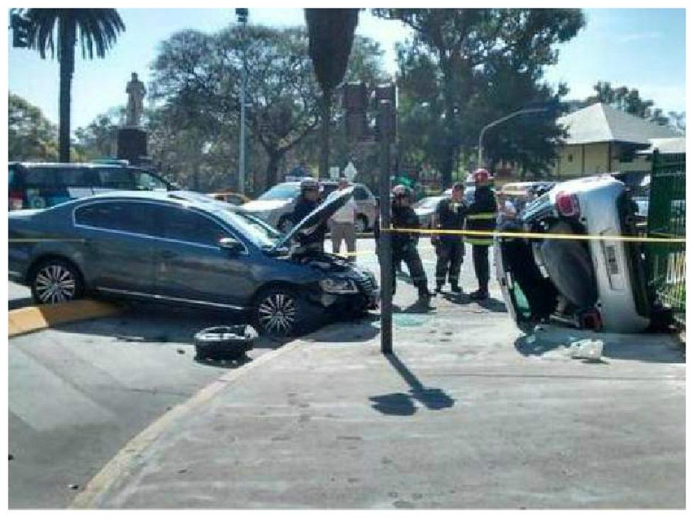 Iván Zamorano salvó de morir tras chocar su auto [FOTOS]