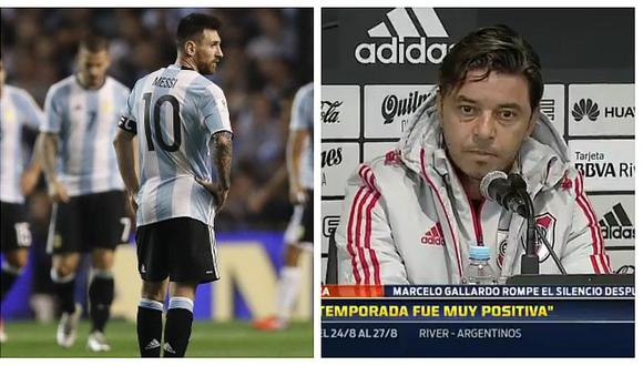 Marcelo Gallardo descarta dirigir la selección argentina [VIDEO]