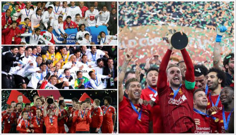 Los 16 campeones del Mundial de Clubes en la historia