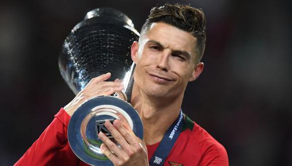Cristiano Ronaldo aportó tres goles en la Liga de Naciones 2018-19 para Portugal. (Foto: AFP)